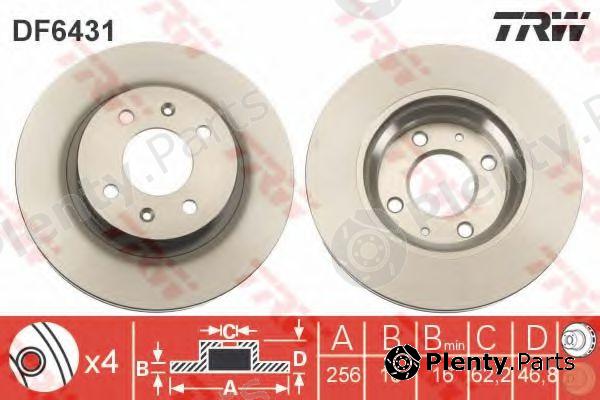  TRW part DF6431 Brake Disc