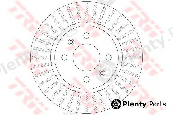  TRW part DF6431 Brake Disc