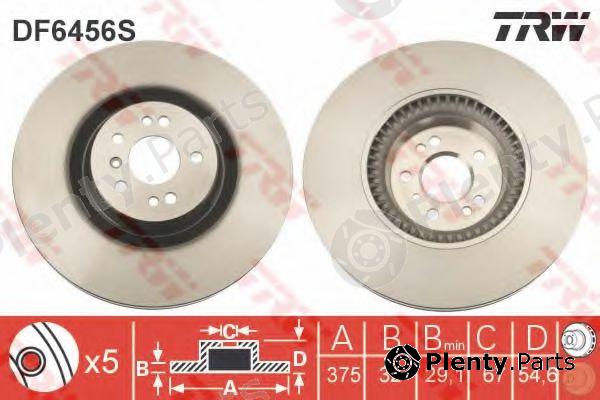 TRW part DF6456S Brake Disc
