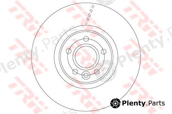 TRW part DF6676S Brake Disc