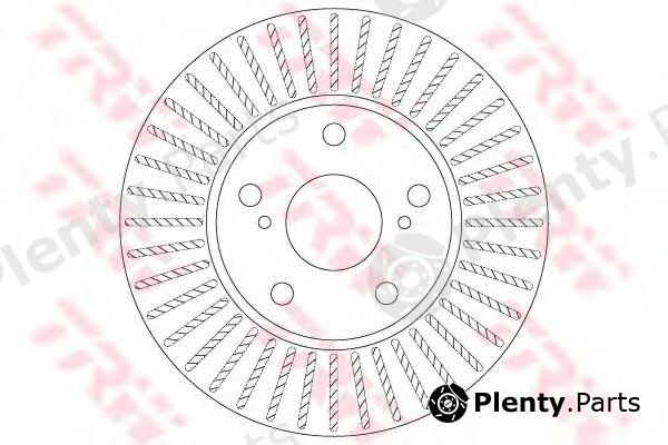  TRW part DF6679 Brake Disc