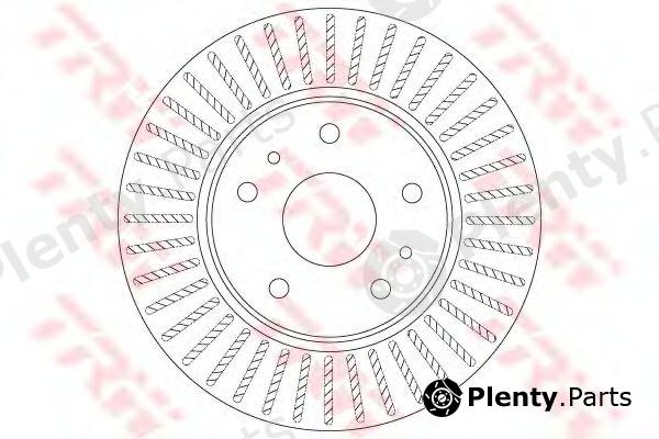 TRW part DF6684 Brake Disc