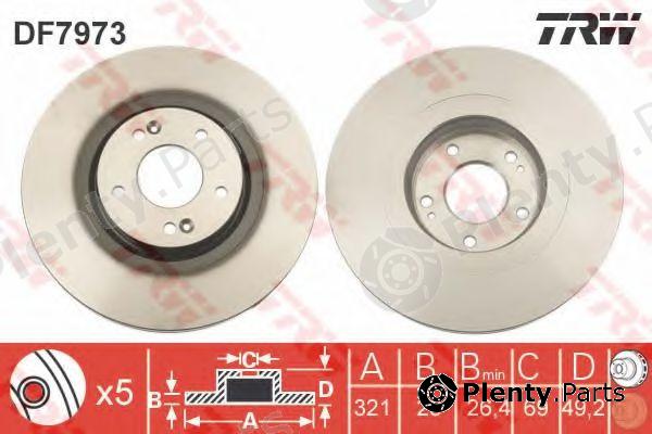  TRW part DF7973 Brake Disc
