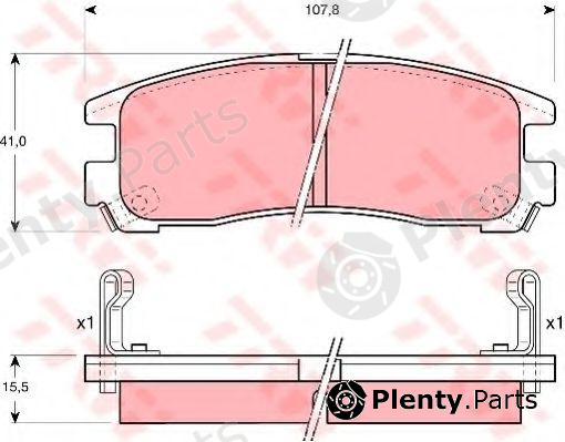  TRW part GDB1023 Brake Pad Set, disc brake
