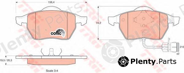  TRW part GDB1049 Brake Pad Set, disc brake
