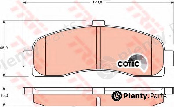  TRW part GDB1059 Brake Pad Set, disc brake