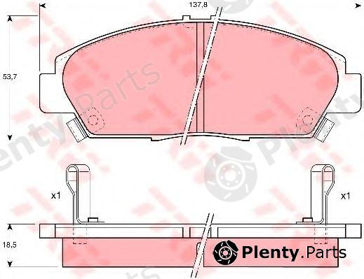  TRW part GDB1061 Brake Pad Set, disc brake