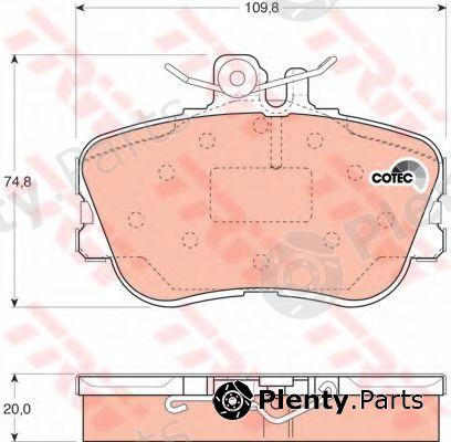  TRW part GDB1094 Brake Pad Set, disc brake