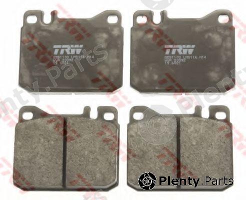  TRW part GDB1103 Brake Pad Set, disc brake