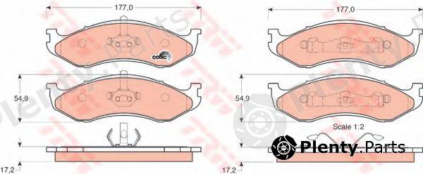  TRW part GDB1153 Brake Pad Set, disc brake