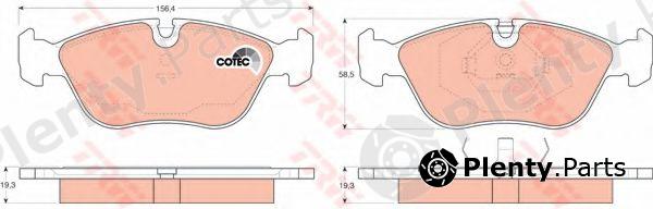  TRW part GDB1159 Brake Pad Set, disc brake