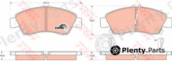  TRW part GDB1164 Brake Pad Set, disc brake