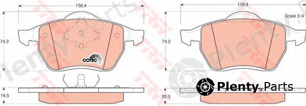  TRW part GDB1204 Brake Pad Set, disc brake