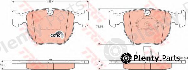  TRW part GDB1261 Brake Pad Set, disc brake