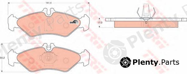  TRW part GDB1262 Brake Pad Set, disc brake