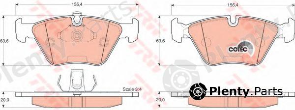  TRW part GDB1264 Brake Pad Set, disc brake