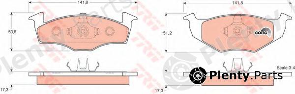  TRW part GDB1274 Brake Pad Set, disc brake