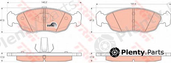  TRW part GDB1322 Brake Pad Set, disc brake