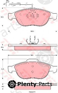  TRW part GDB1337 Brake Pad Set, disc brake