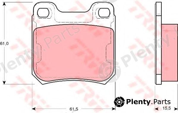  TRW part GDB1346 Brake Pad Set, disc brake