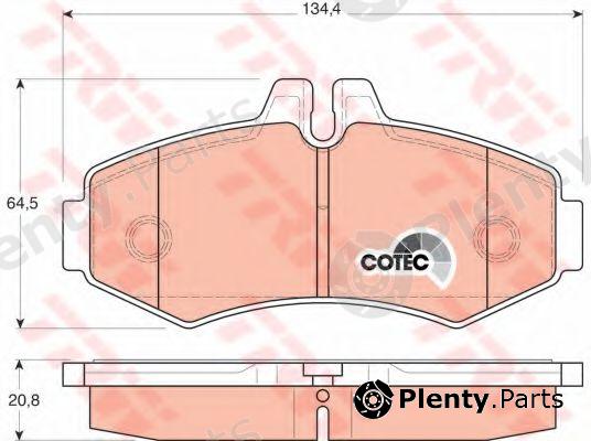  TRW part GDB1373 Brake Pad Set, disc brake