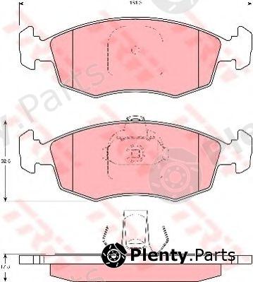  TRW part GDB1383 Brake Pad Set, disc brake