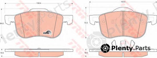  TRW part GDB1388 Brake Pad Set, disc brake