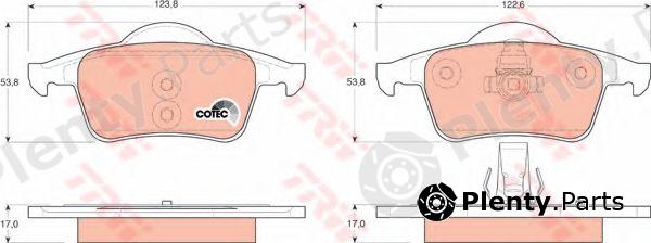  TRW part GDB1389 Brake Pad Set, disc brake