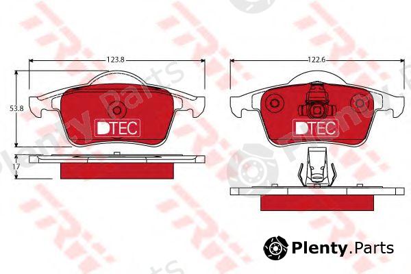 TRW part GDB1389DTE Brake Pad Set, disc brake