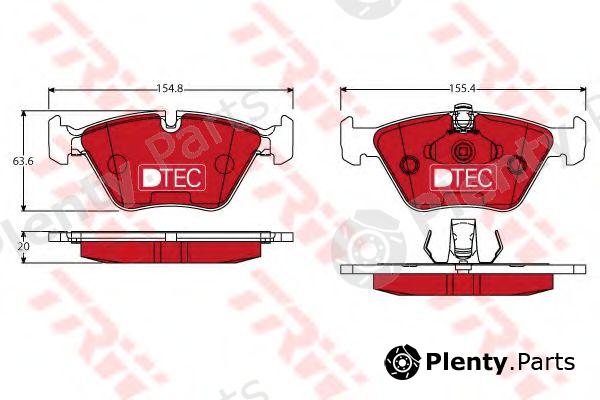  TRW part GDB1404DTE Brake Pad Set, disc brake