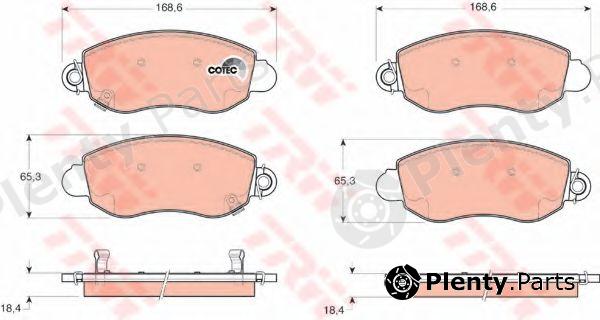 TRW part GDB1424 Brake Pad Set, disc brake