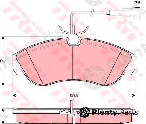  TRW part GDB1426 Brake Pad Set, disc brake