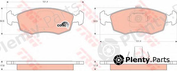  TRW part GDB1443 Brake Pad Set, disc brake