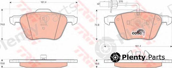  TRW part GDB1460 Brake Pad Set, disc brake