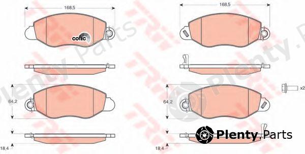  TRW part GDB1461 Brake Pad Set, disc brake