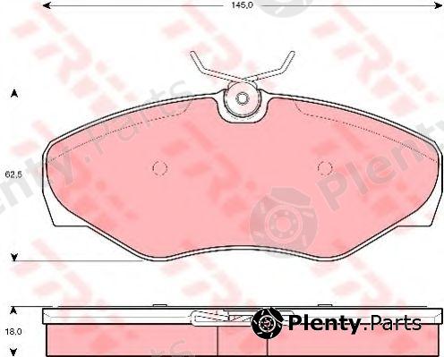  TRW part GDB1466 Brake Pad Set, disc brake