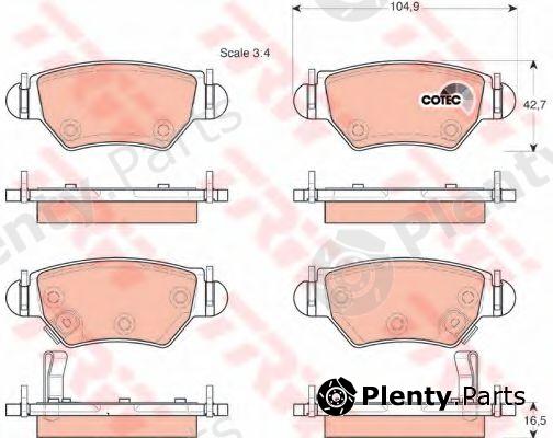 TRW part GDB1471 Brake Pad Set, disc brake