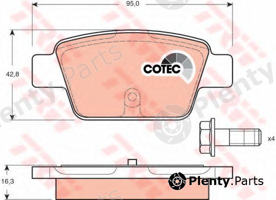  TRW part GDB1485 Brake Pad Set, disc brake