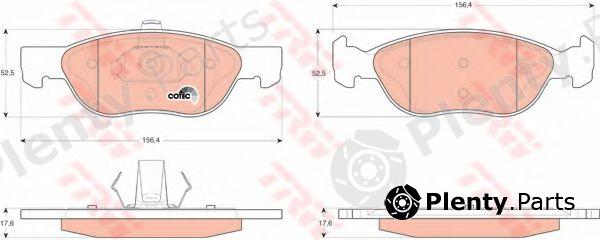  TRW part GDB1487 Brake Pad Set, disc brake