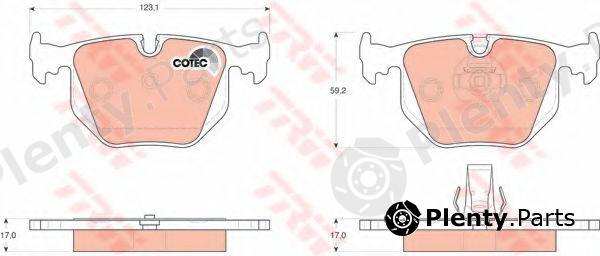  TRW part GDB1530 Brake Pad Set, disc brake