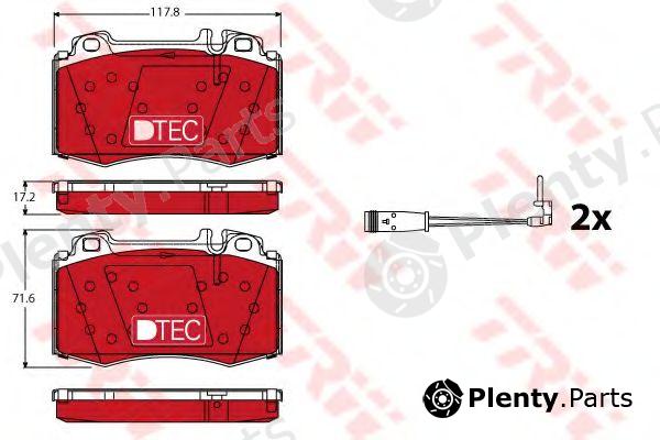  TRW part GDB1543DTE Brake Pad Set, disc brake