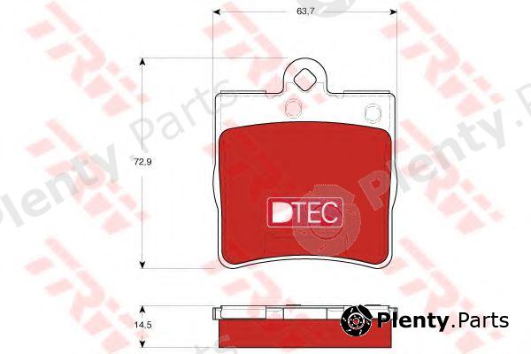  TRW part GDB1545DTE Brake Pad Set, disc brake