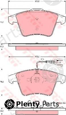  TRW part GDB1556 Brake Pad Set, disc brake