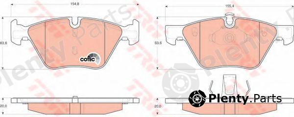  TRW part GDB1559 Brake Pad Set, disc brake