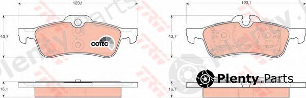  TRW part GDB1561 Brake Pad Set, disc brake