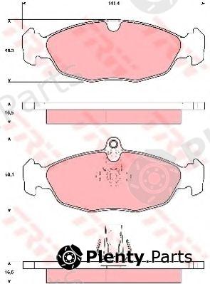  TRW part GDB1569 Brake Pad Set, disc brake