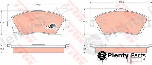  TRW part GDB1570 Brake Pad Set, disc brake
