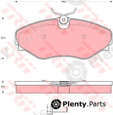  TRW part GDB1574 Brake Pad Set, disc brake