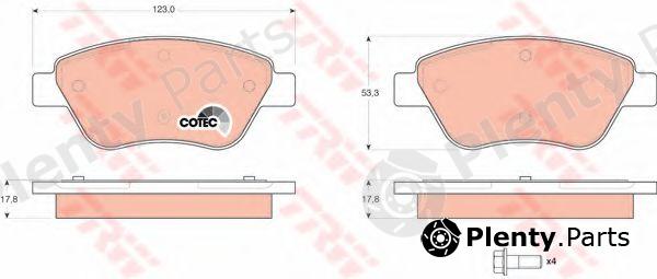  TRW part GDB1579 Brake Pad Set, disc brake