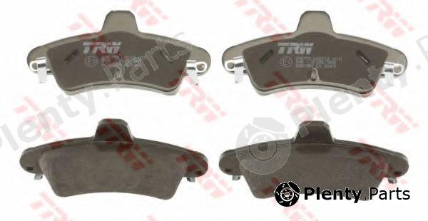  TRW part GDB1580 Brake Pad Set, disc brake
